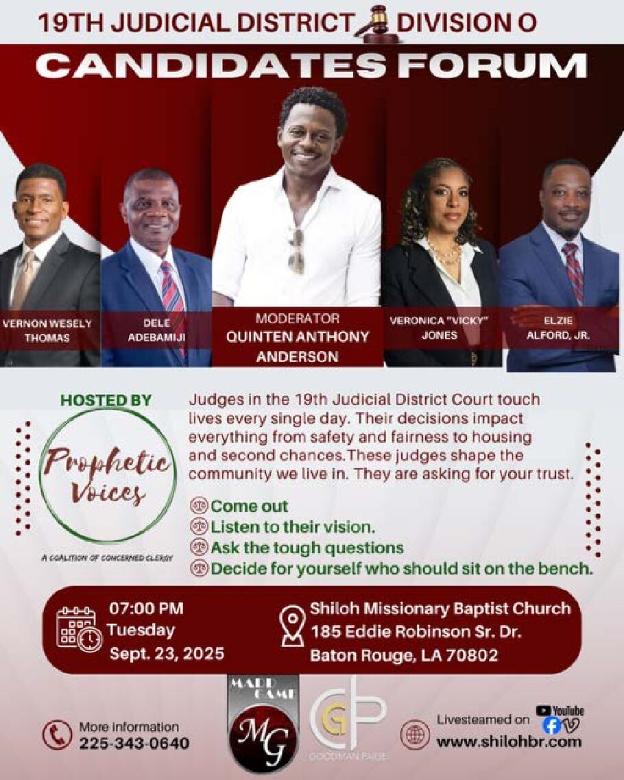 19th JUDICIAL DISTRICT CANDIDATE FORUM 2025